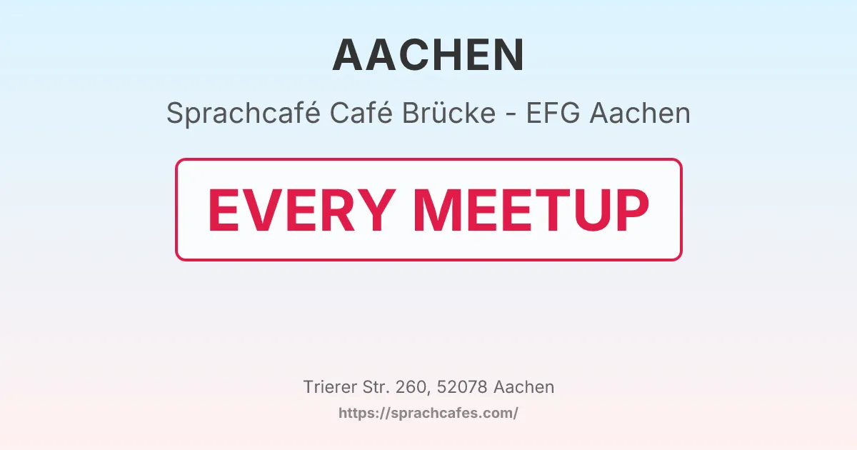Café Brücke - EFG Aachen – event photo