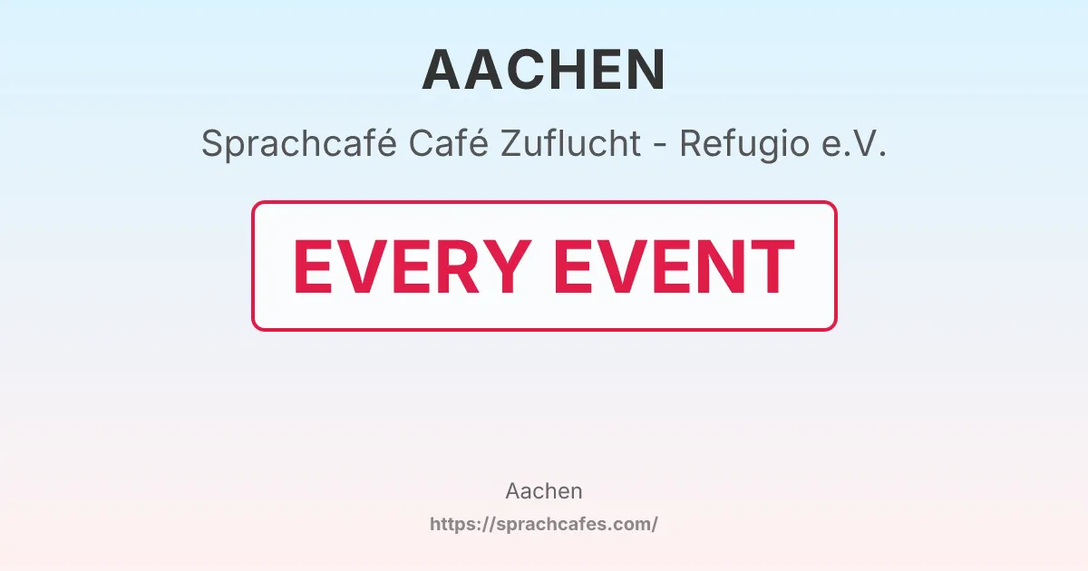 Café Zuflucht - Refugio e.V. – event photo