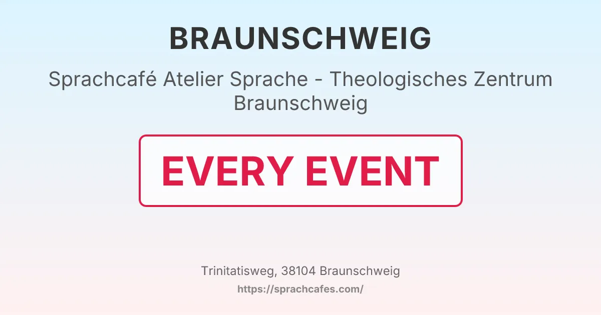 Atelier Sprache - Theologisches Zentrum Braunschweig – event photo