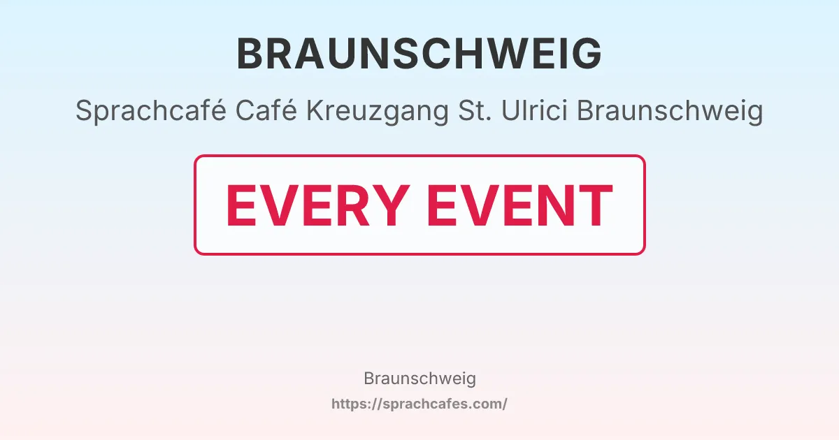 Café Kreuzgang St. Ulrici Braunschweig – event photo