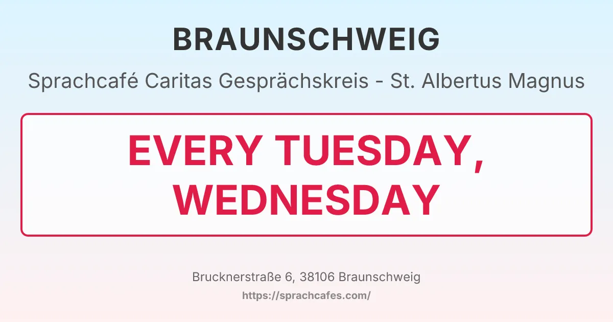 Caritas Gesprächskreis - St. Albertus Magnus – event photo