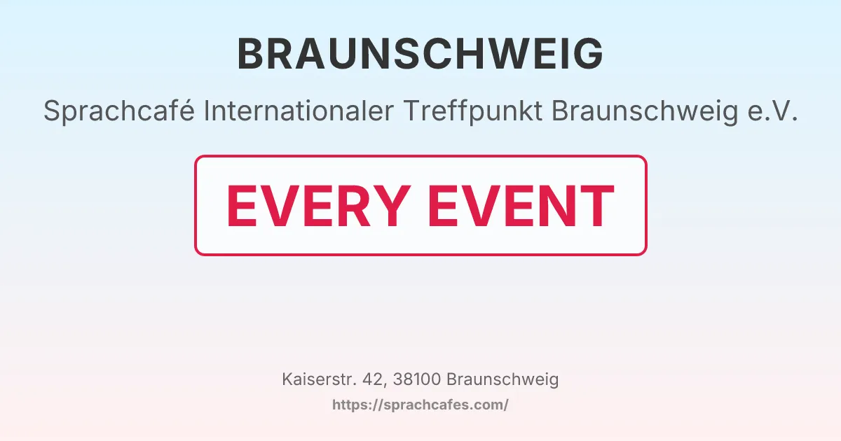 Internationaler Treffpunkt Braunschweig e.V. – event photo