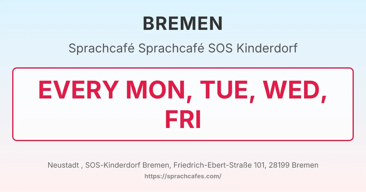 Sprachcafé SOS Kinderdorf – event photo