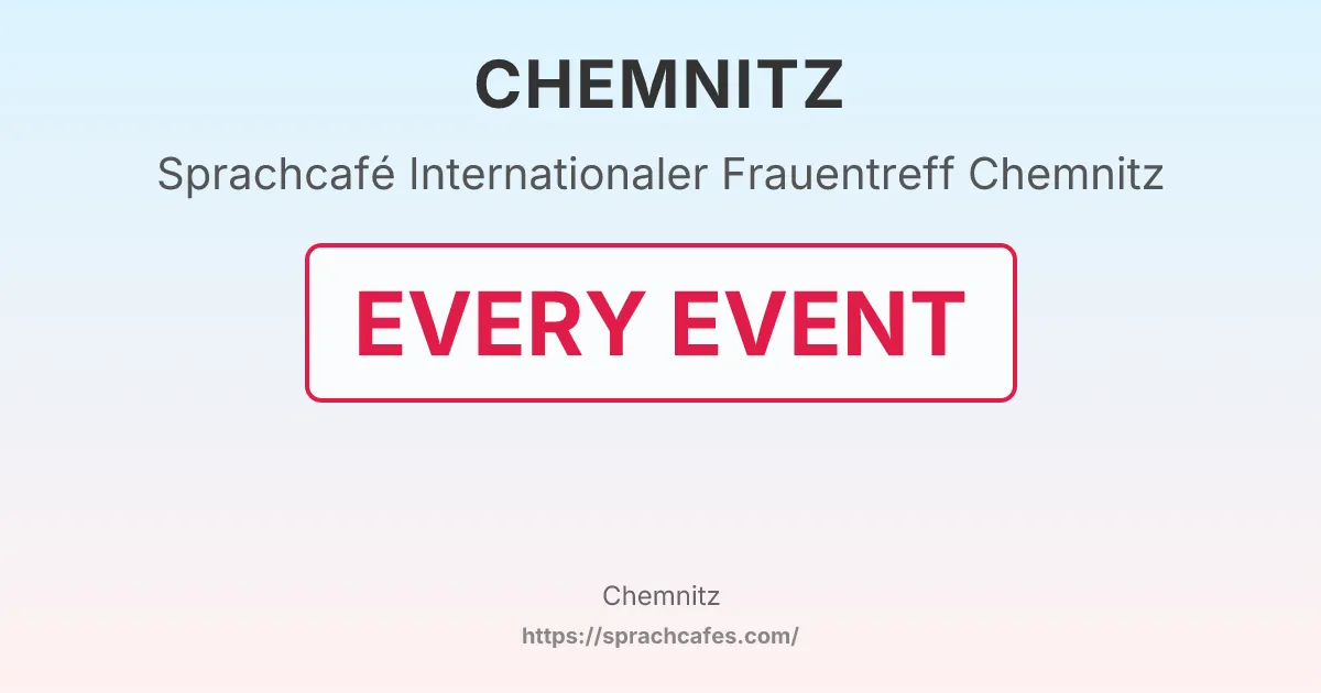 Internationaler Frauentreff Chemnitz – event photo