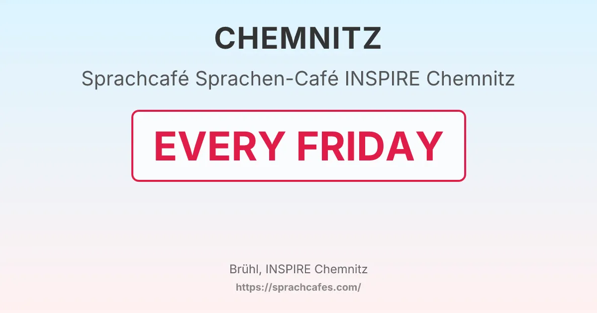 Sprachen-Café INSPIRE Chemnitz – event photo