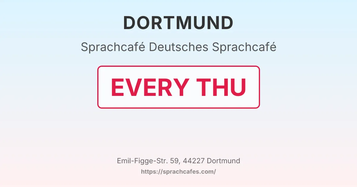 Deutsches Sprachcafé – event photo