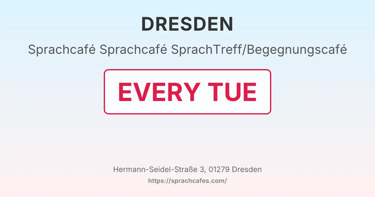 Sprachcafé SprachTreff/Begegnungscafé – event photo