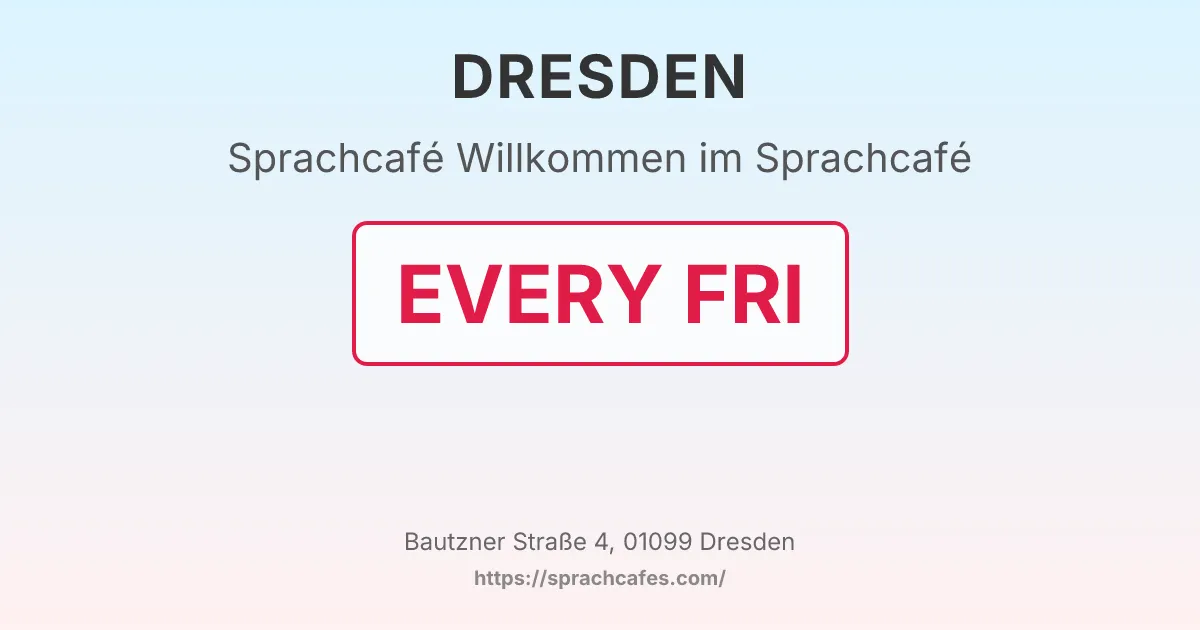 Willkommen im Sprachcafé – event photo