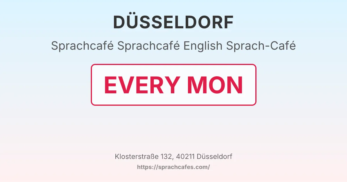 Sprachcafé English Sprach-Café – event photo