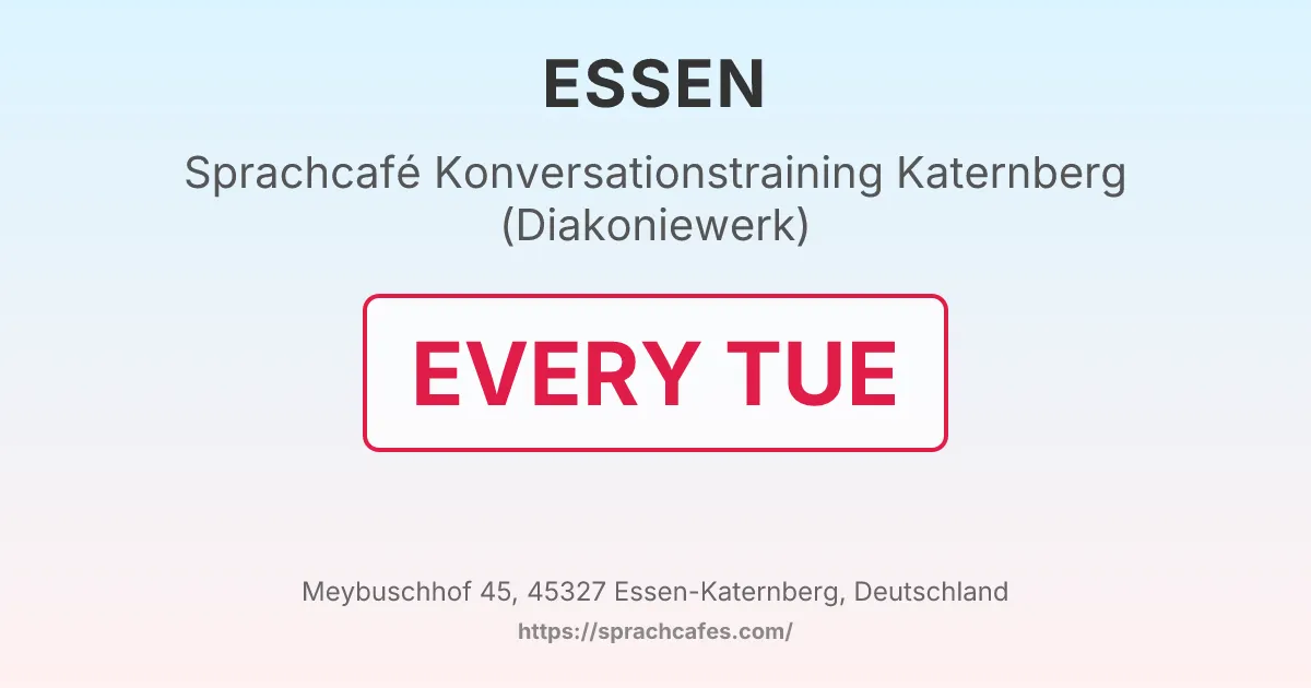 Konversationstraining Katernberg (Diakoniewerk) – event photo