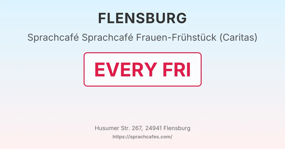 Sprachcafé Frauen-Frühstück (Caritas) – event photo