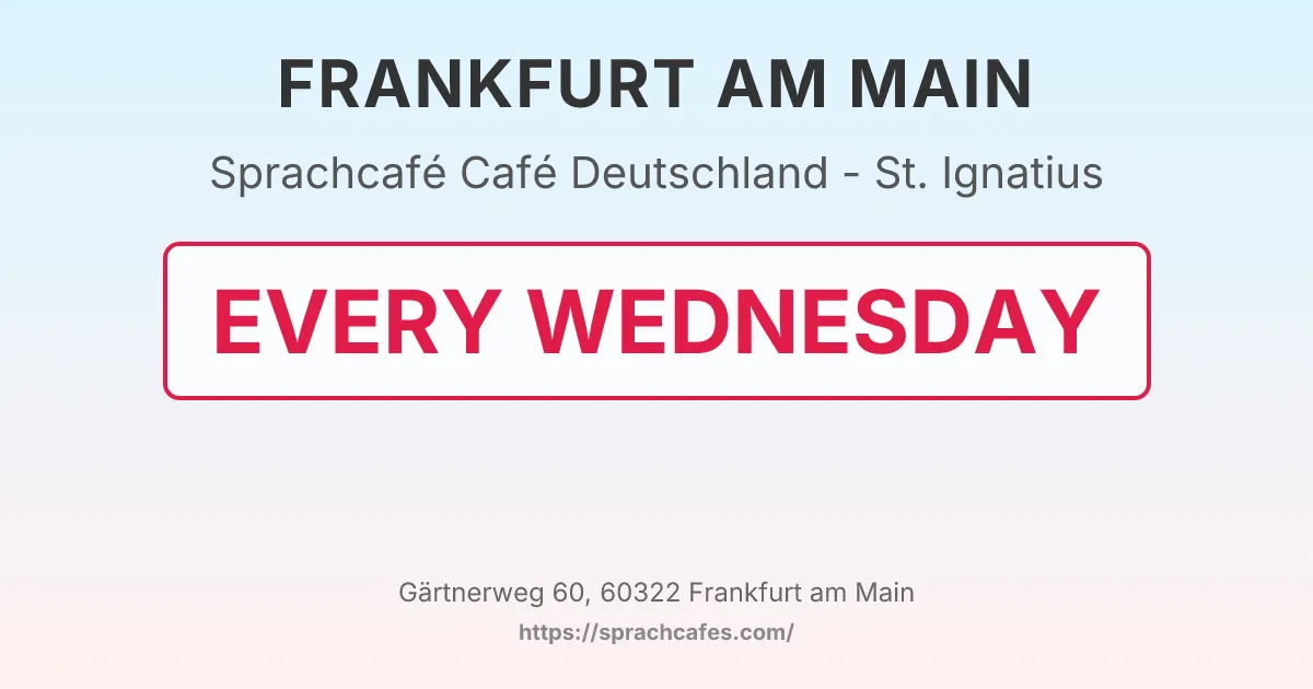 Café Deutschland - St. Ignatius – event photo