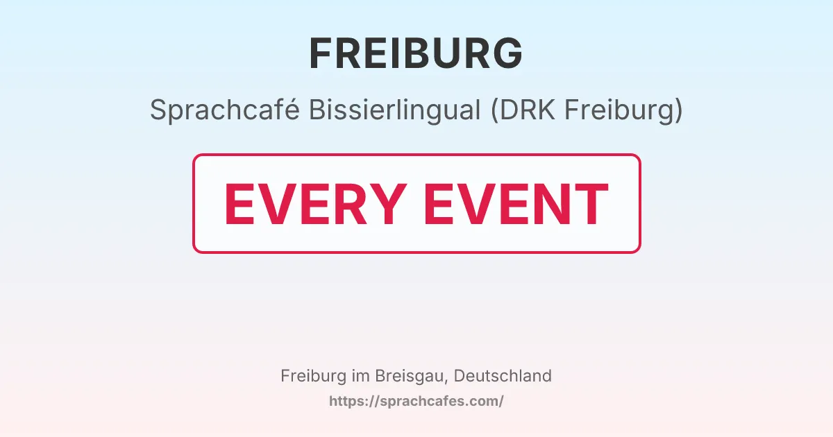 Bissierlingual (DRK Freiburg) – event photo