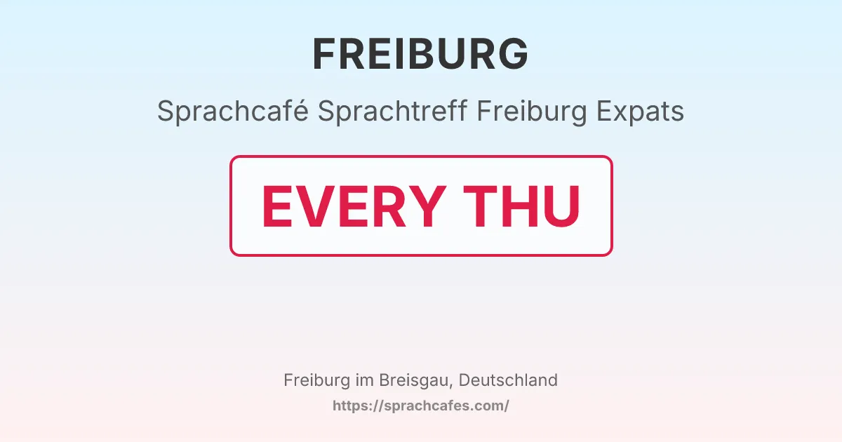 Sprachtreff Freiburg Expats – event photo