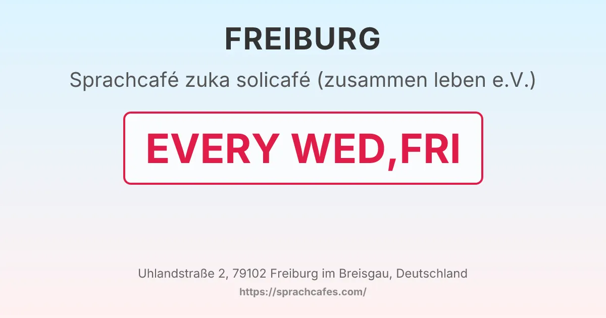 zuka solicafé (zusammen leben e.V.) – event photo