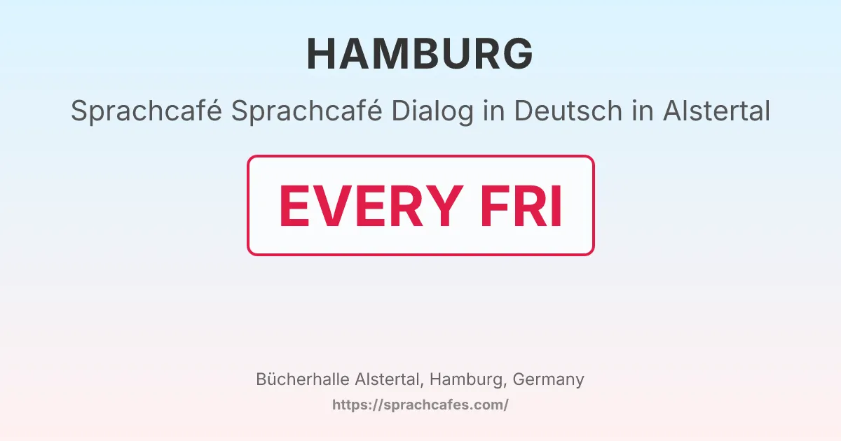 Sprachcafé Dialog in Deutsch in Alstertal – event photo
