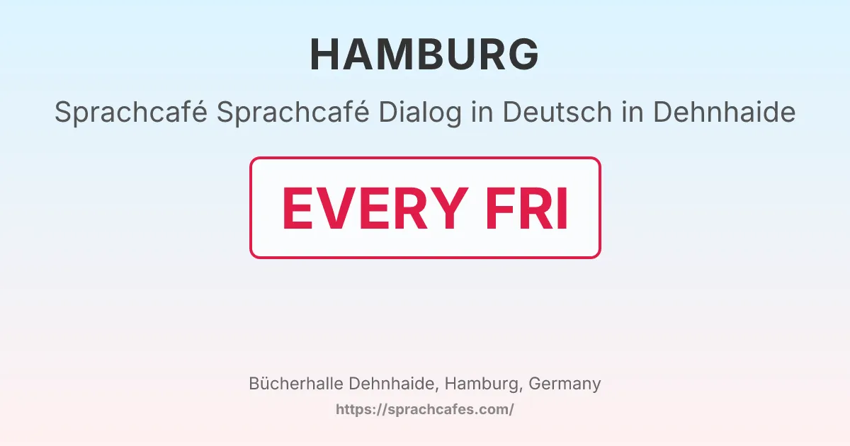 Sprachcafé Dialog in Deutsch in Dehnhaide – event photo