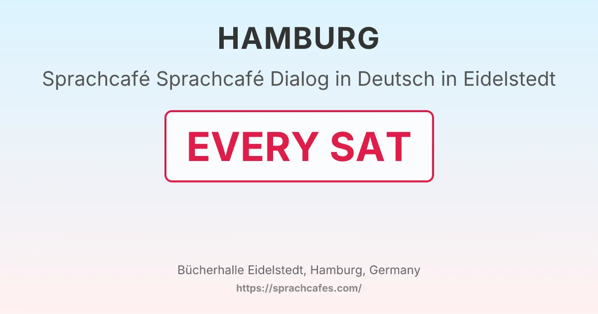 Sprachcafé Dialog in Deutsch in Eidelstedt – event photo