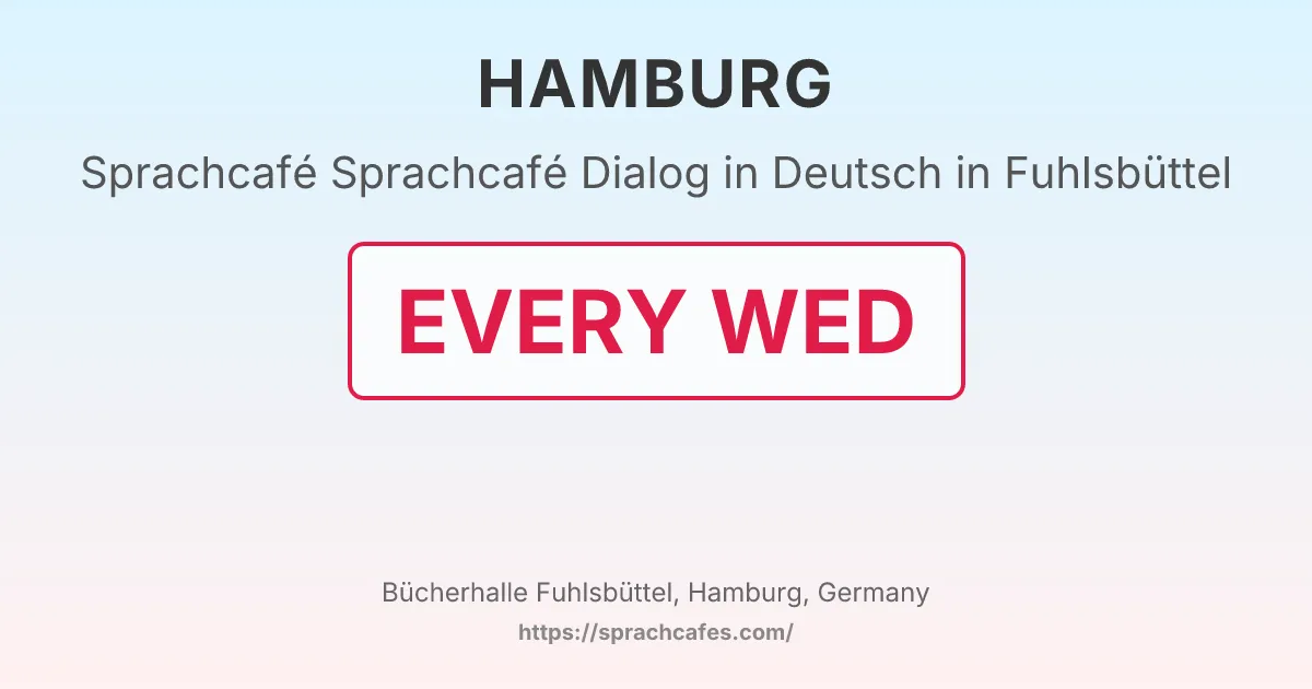 Sprachcafé Dialog in Deutsch in Fuhlsbüttel – event photo