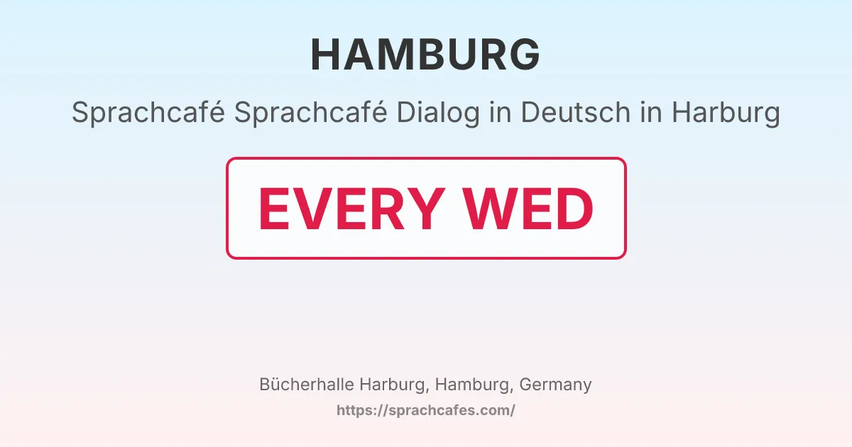 Sprachcafé Dialog in Deutsch in Harburg – event photo