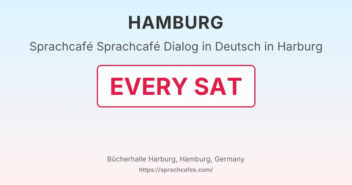 Sprachcafé Dialog in Deutsch in Harburg – event photo