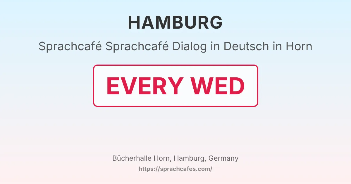 Sprachcafé Dialog in Deutsch in Horn – event photo