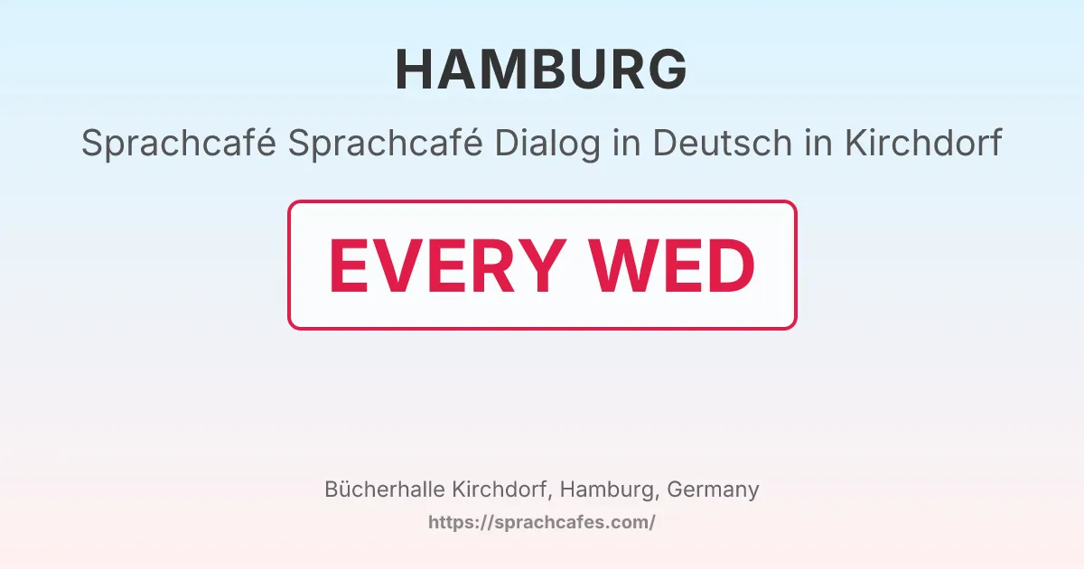 Sprachcafé Dialog in Deutsch in Kirchdorf – event photo