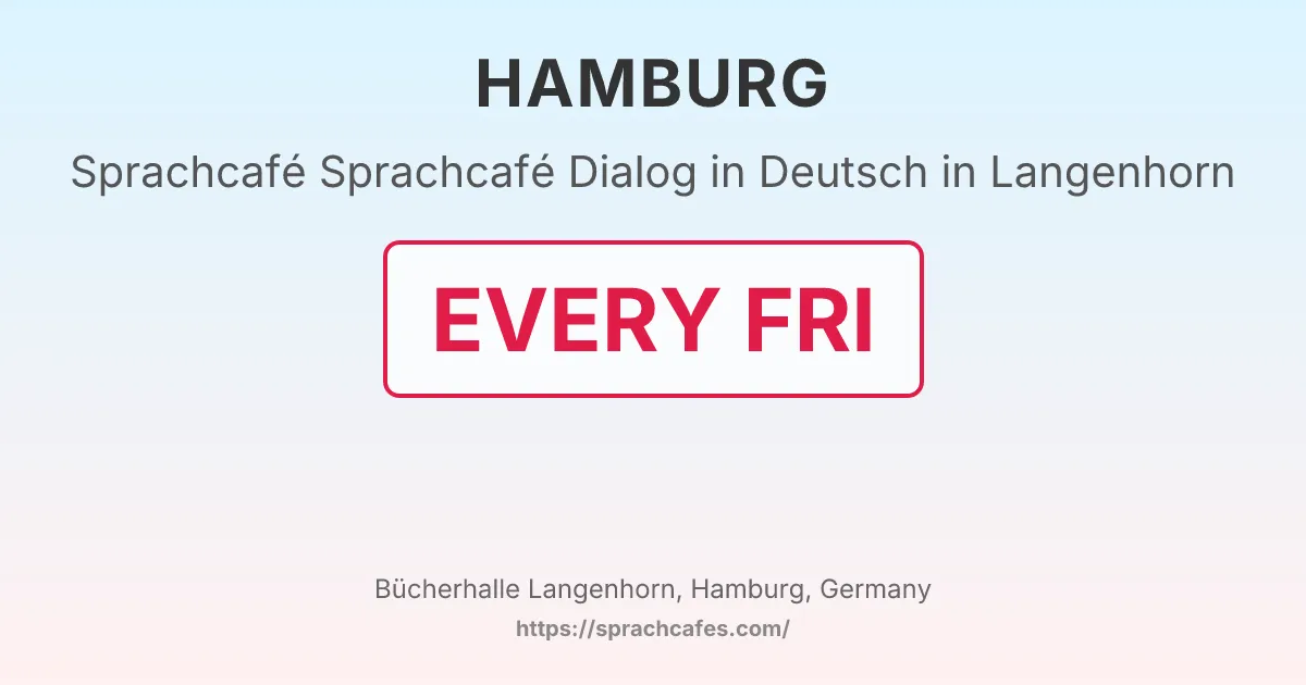 Sprachcafé Dialog in Deutsch in Langenhorn – event photo