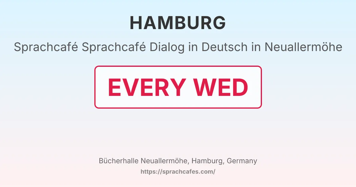 Sprachcafé Dialog in Deutsch in Neuallermöhe – event photo