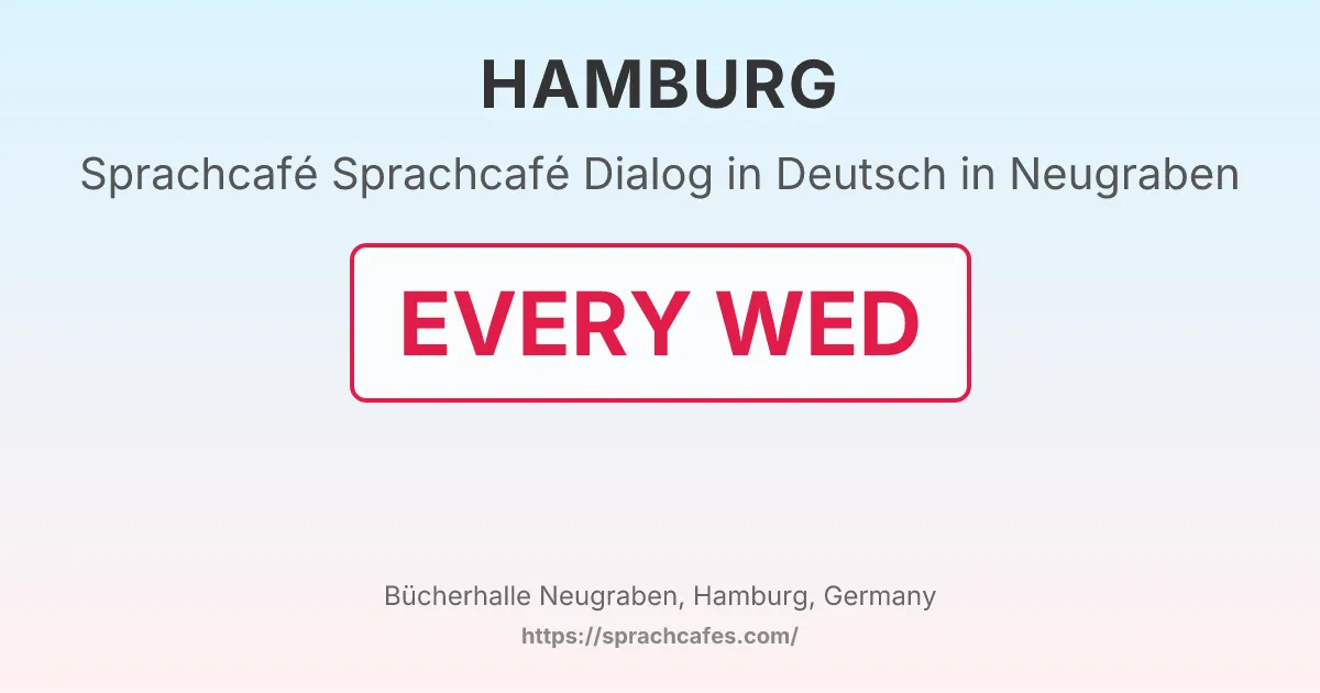 Sprachcafé Dialog in Deutsch in Neugraben – event photo