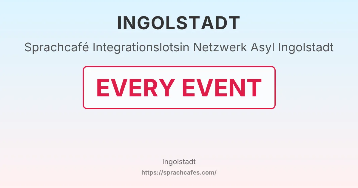 Integrationslotsin Netzwerk Asyl Ingolstadt – event photo