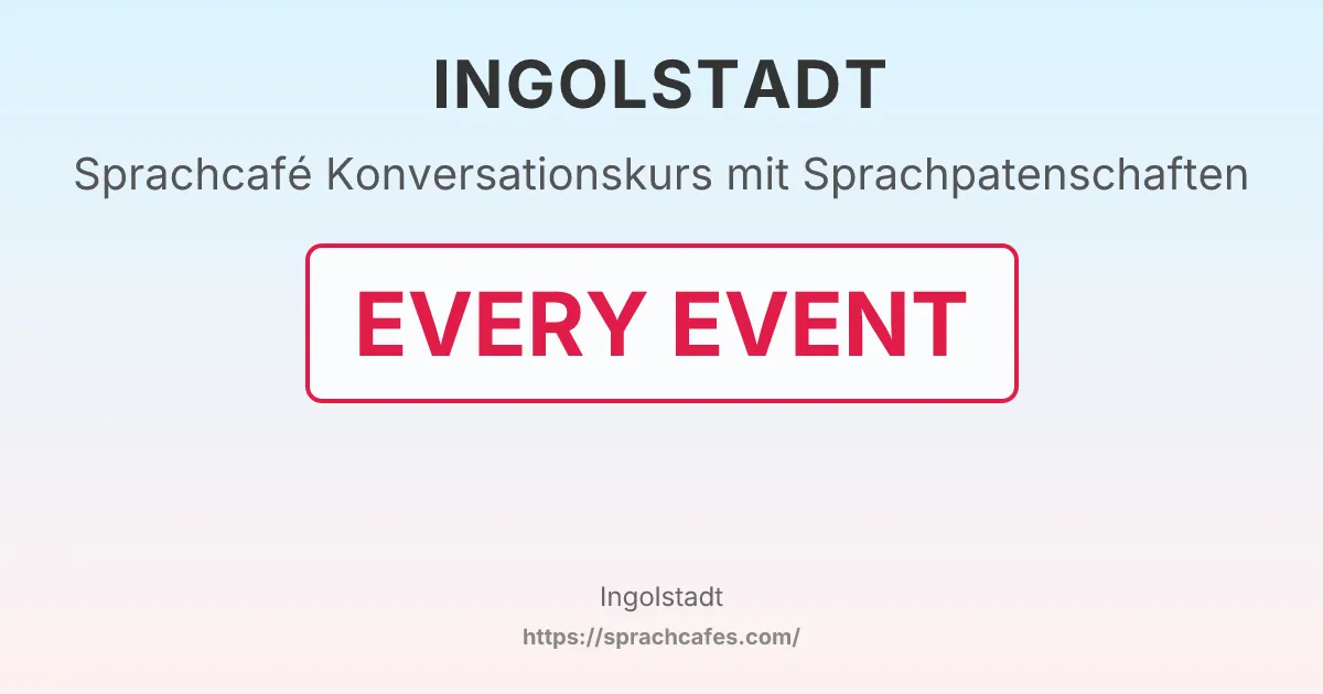 Konversationskurs mit Sprachpatenschaften – event photo