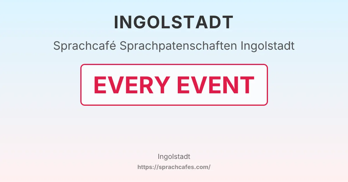 Sprachpatenschaften Ingolstadt – event photo