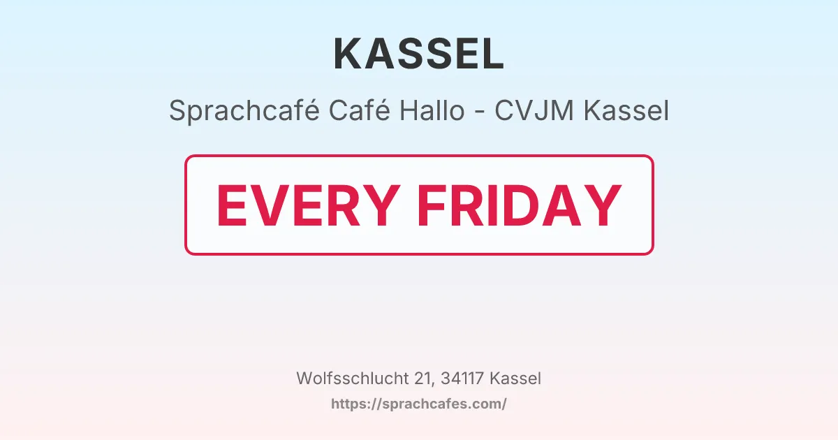 Café Hallo - CVJM Kassel – event photo
