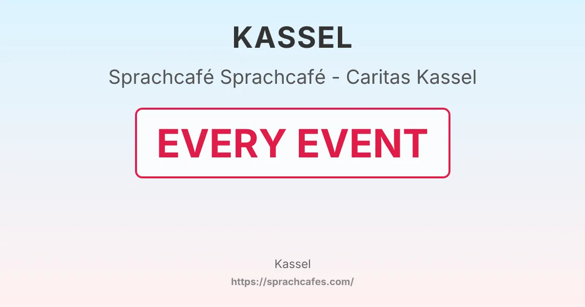 Sprachcafé - Caritas Kassel – event photo