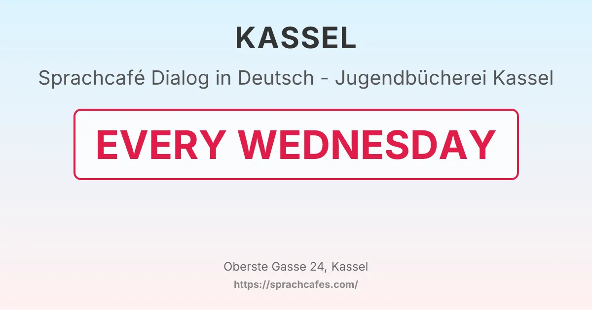 Dialog in Deutsch - Jugendbücherei Kassel – event photo