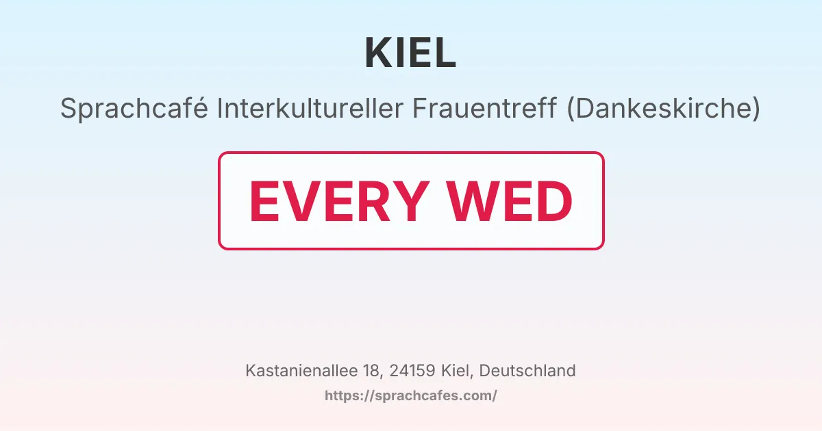 Interkultureller Frauentreff (Dankeskirche) – event photo