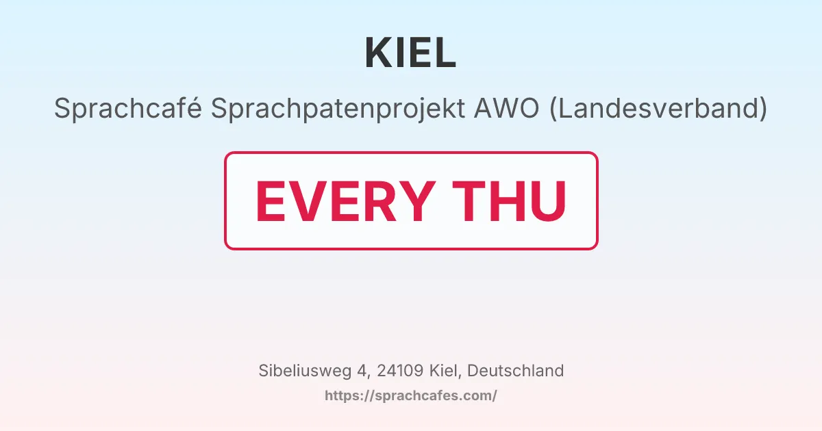 Sprachpatenprojekt AWO (Landesverband) – event photo