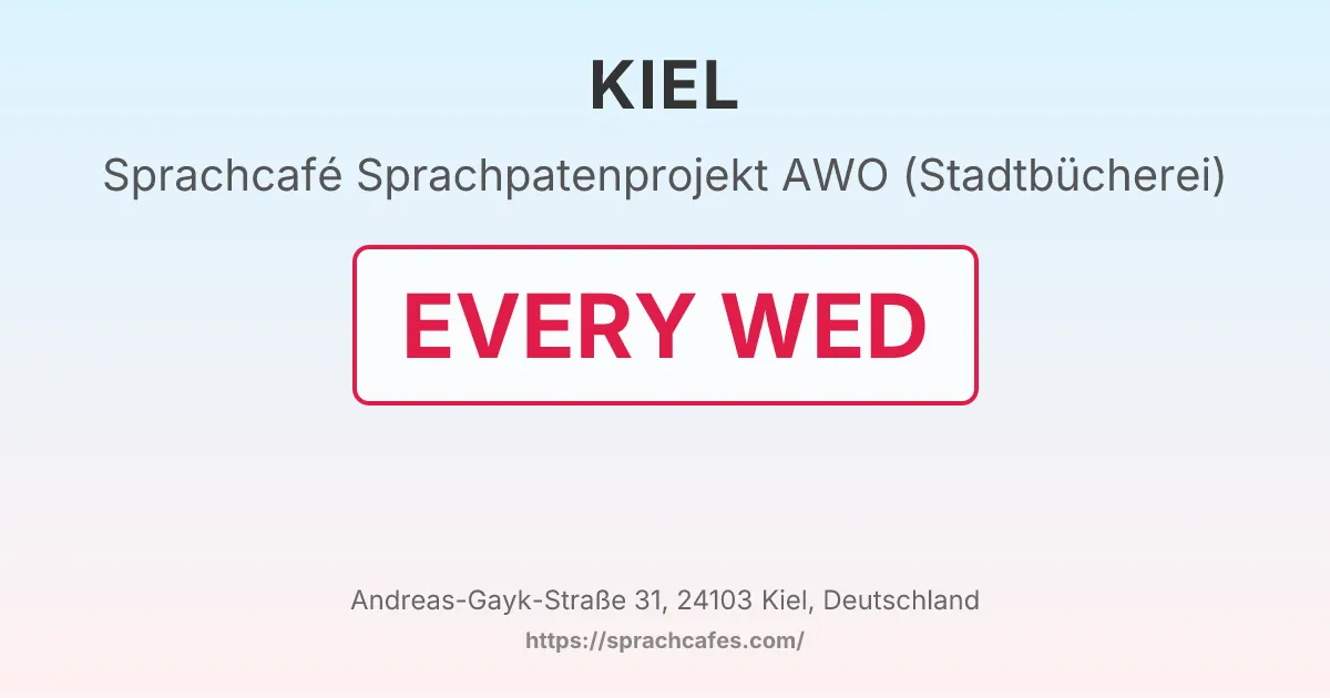 Sprachpatenprojekt AWO (Stadtbücherei) – event photo