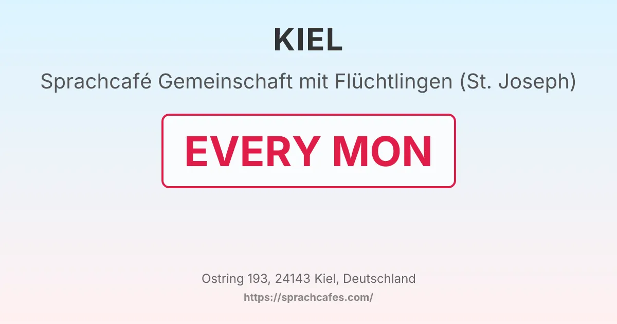 Gemeinschaft mit Flüchtlingen (St. Joseph) – event photo