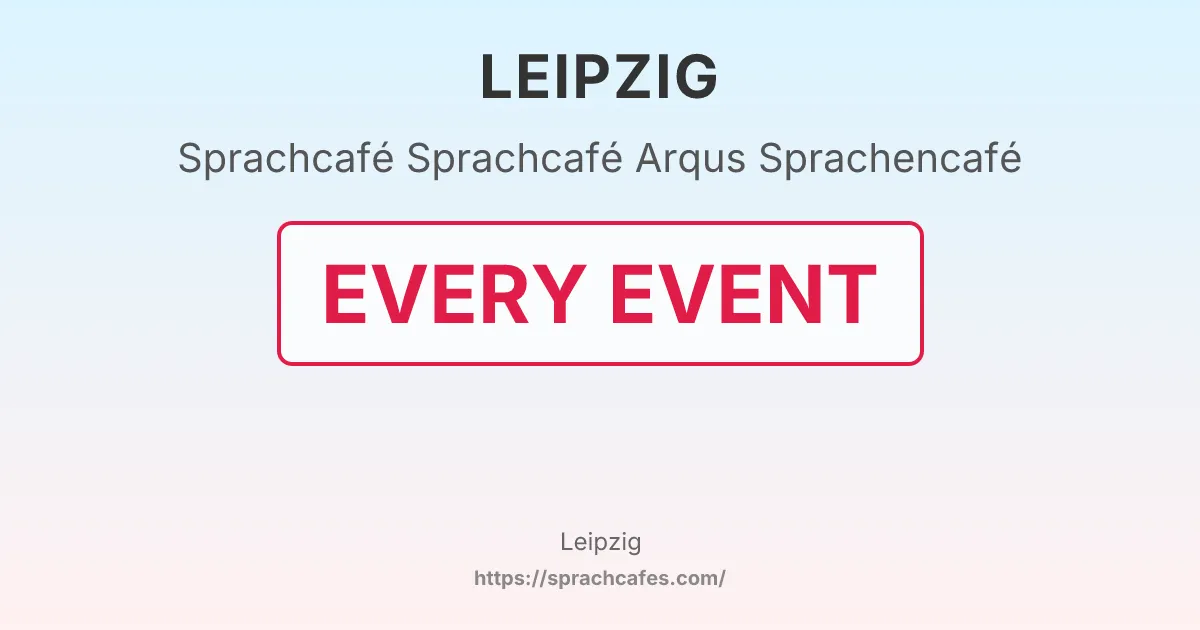 Sprachcafé Arqus Sprachencafé – event photo