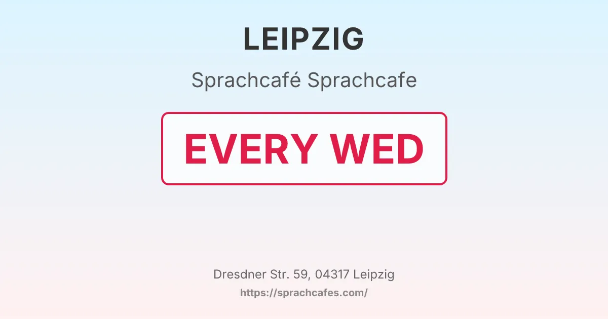 Sprachcafe – event photo