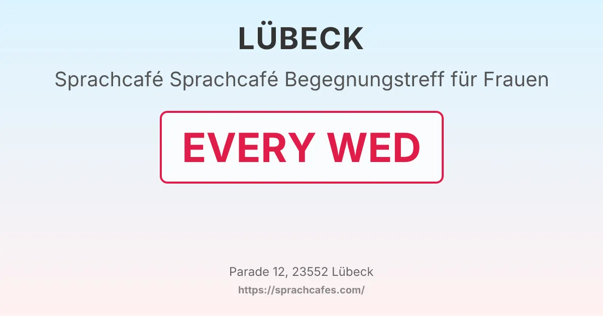 Sprachcafé Begegnungstreff für Frauen – event photo