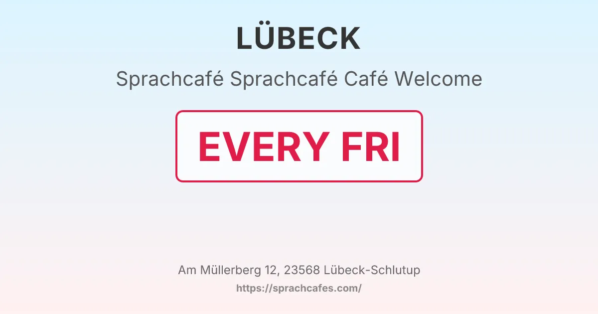 Sprachcafé Café Welcome – event photo