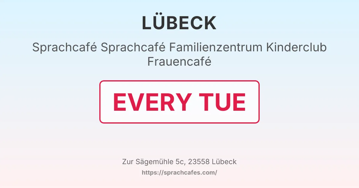 Sprachcafé Familienzentrum Kinderclub Frauencafé – event photo