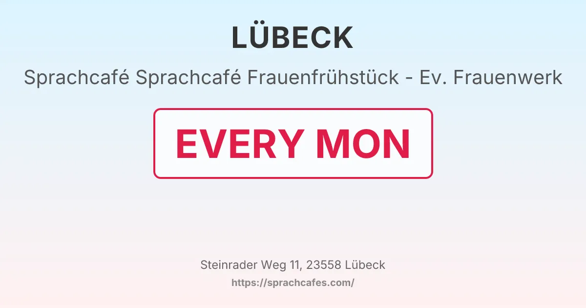 Sprachcafé Frauenfrühstück - Ev. Frauenwerk – event photo