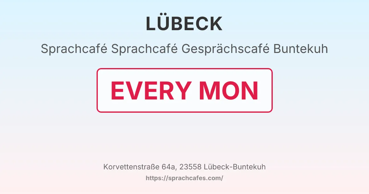 Sprachcafé Gesprächscafé Buntekuh – event photo