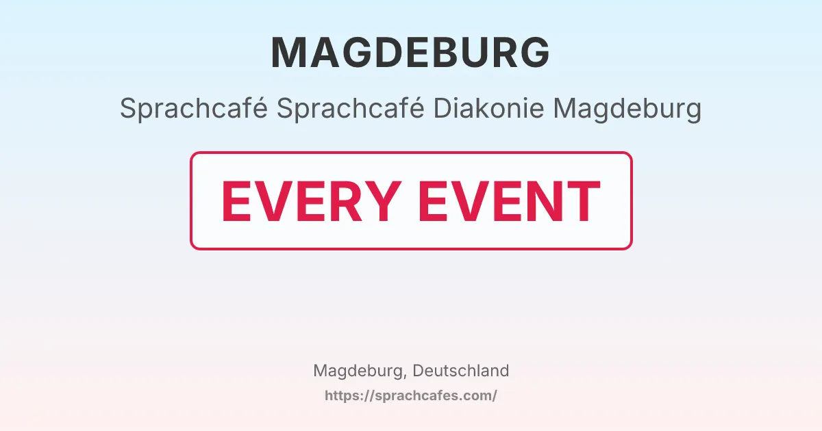 Sprachcafé Diakonie Magdeburg – event photo