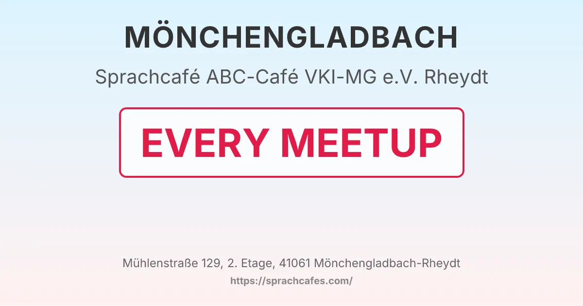 ABC-Café VKI-MG e.V. Rheydt – event photo