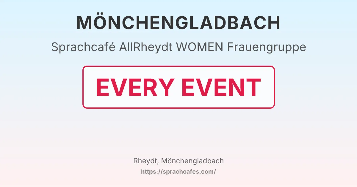 AllRheydt WOMEN Frauengruppe – event photo